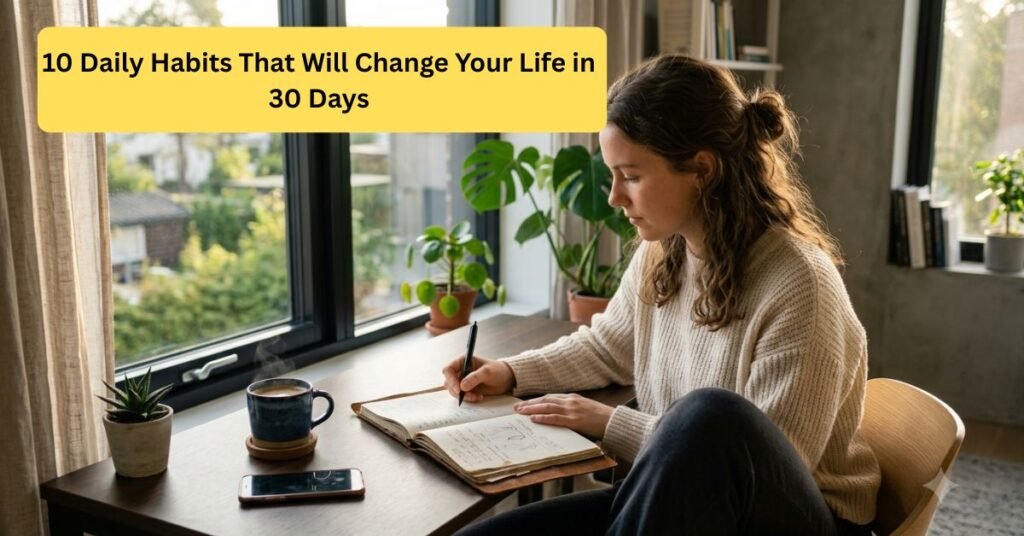 10 Daily Habits That Will Change Your Life in 30 Days